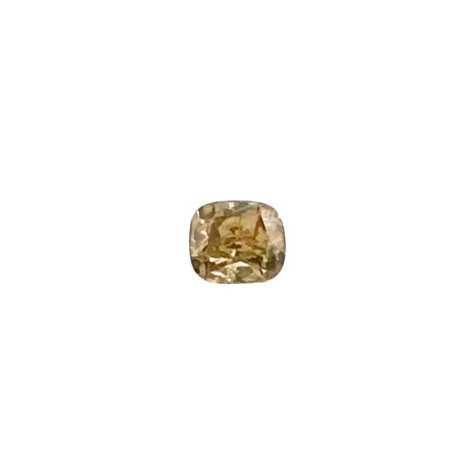 0.59ct Natural Cushion Fancy Brownish Orangy Yellow Diamond GIA Certified - Loose stone